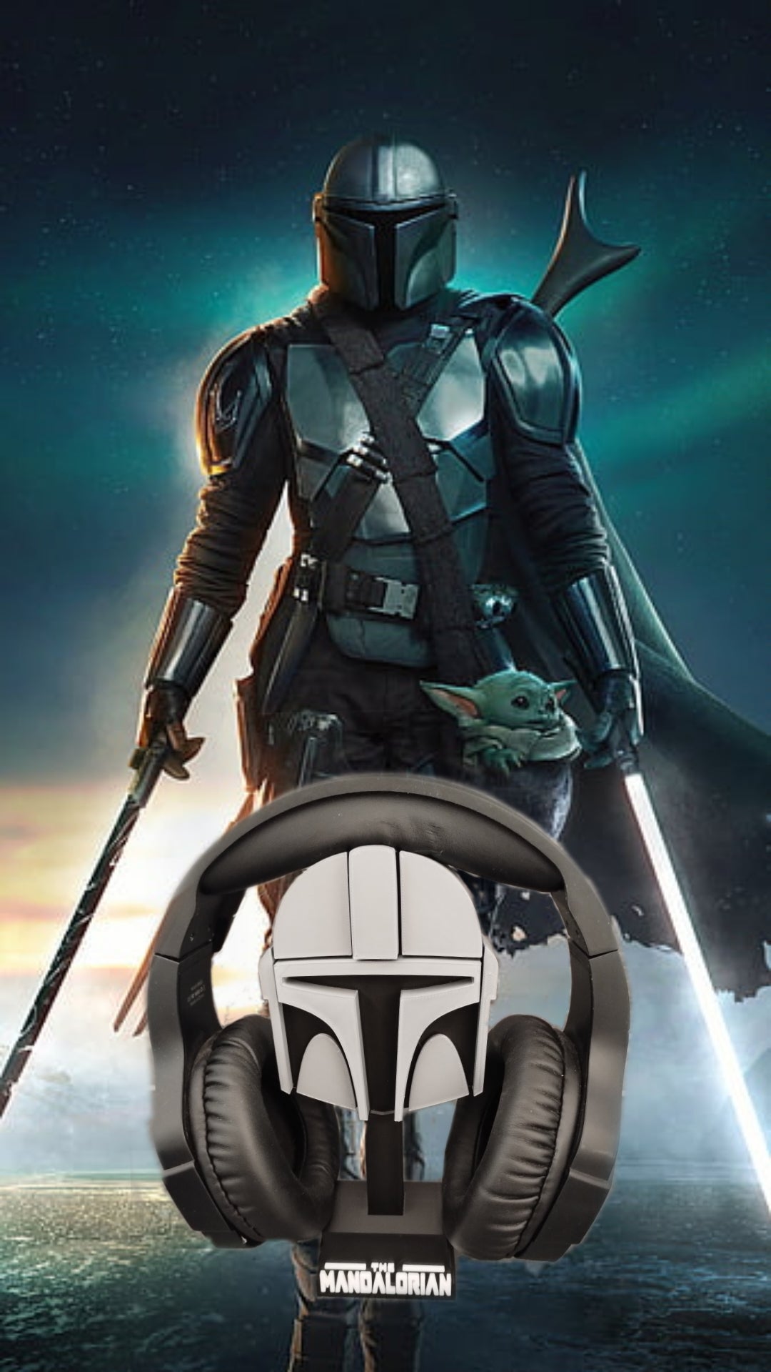 porta cuffie The Mandalorian